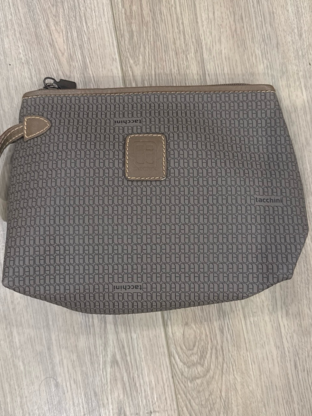 80s Taccini wristlet or makeup bag made in Italy
